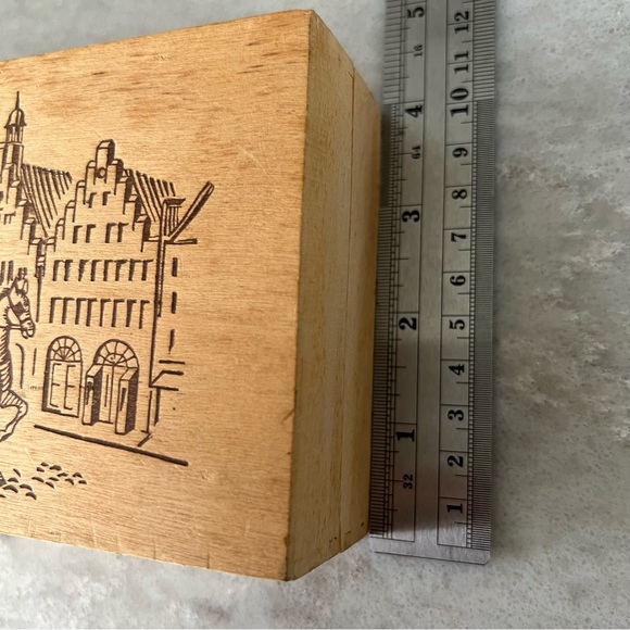 Vintage Mouson & Co Germany Wooden Box - Picture 6 of 8